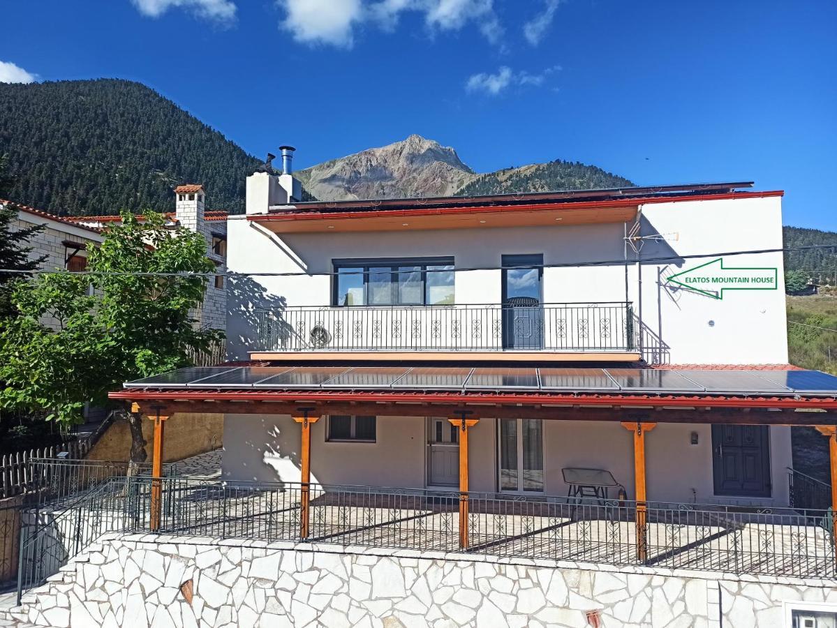 Elatos Boutique Mountainhouse Villa Karpenisi Buitenkant foto